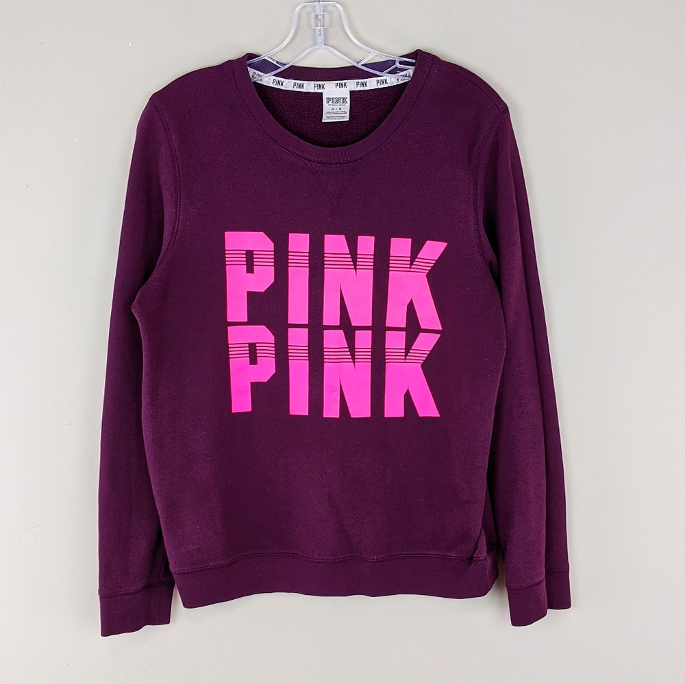 PINK Victoria's Secret | Maroon Pink Pullover-E88P